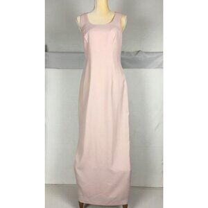 J R Nites By Caliendo Womens Dress Size 6 Pale Pink Full Length Lined Sleeveless